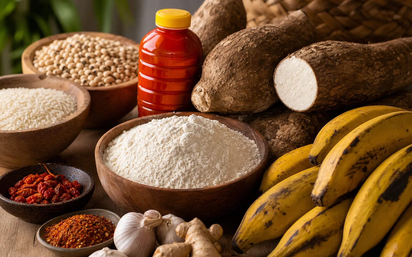 African pantry ingredients